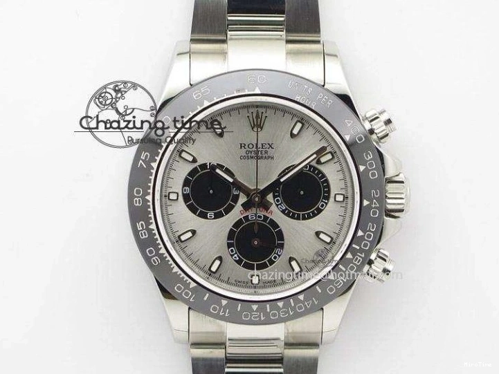 MiroTime 0203 MoistureWicking Daytona AET White Ceramic Case and Bracelet Green Dial SA4130 V 1891